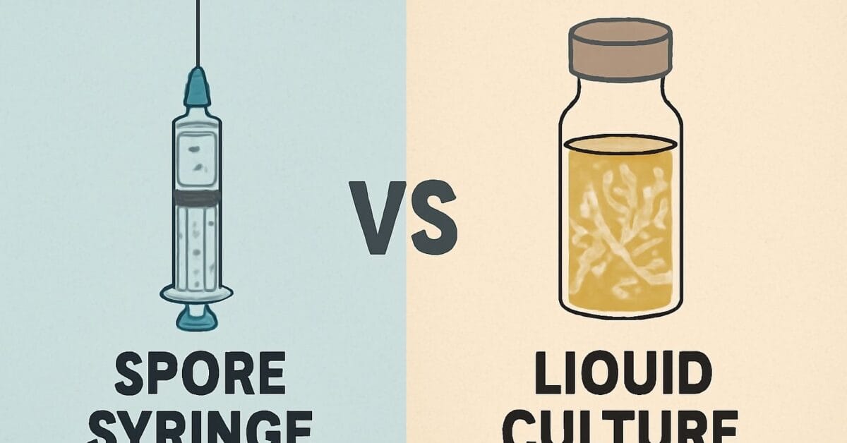 Spore Syringe vs. Liquid Culture Which is Right for You